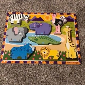 Melissa & Doug chunky puzzle